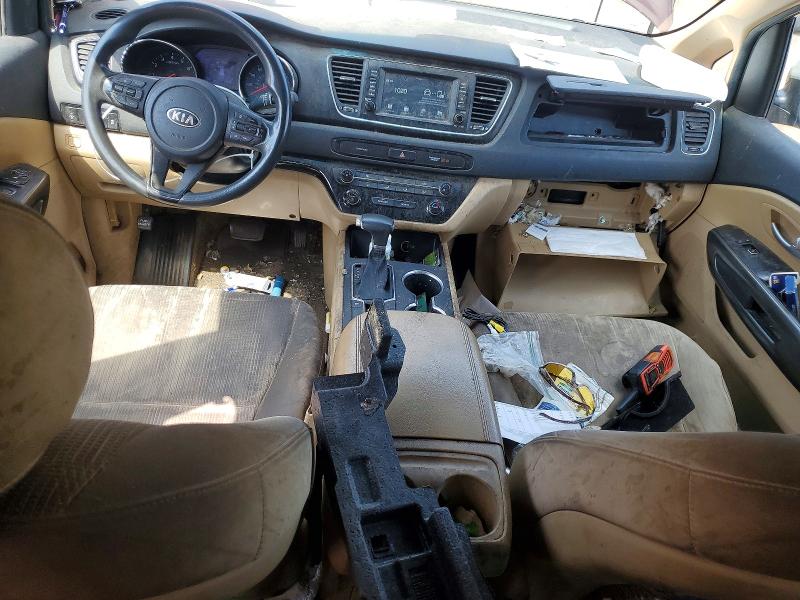 2020 Kia SEDONA VIN KNDMB5C18L6618116 COPART salvage auction — FRONT END, Va - Certificate Of Title, sold $3,450 on 2026-07-31 (photo 8)