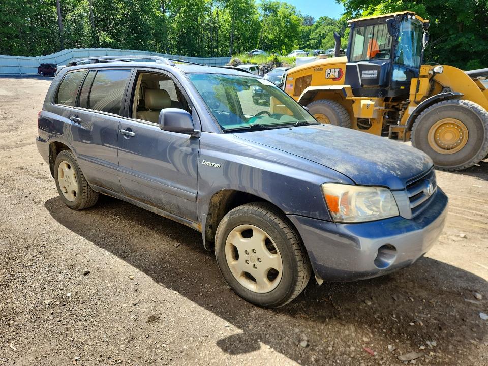 2005 Toyota Highlander VIN JTEEP21A950094726 COPART salvage auction — MINOR DENT/SCRATCHES, Vt - Certificate Of Title, sold $725 on 2026-07-06 (photo 4)
