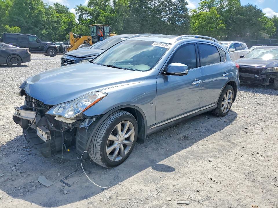 2016 Infiniti VIN JN1BJ0RP0GM235185 COPART salvage auction — FRONT END, Tn - Salvage Certificate, sold $1,900 on 2026-07-28 (photo 1)