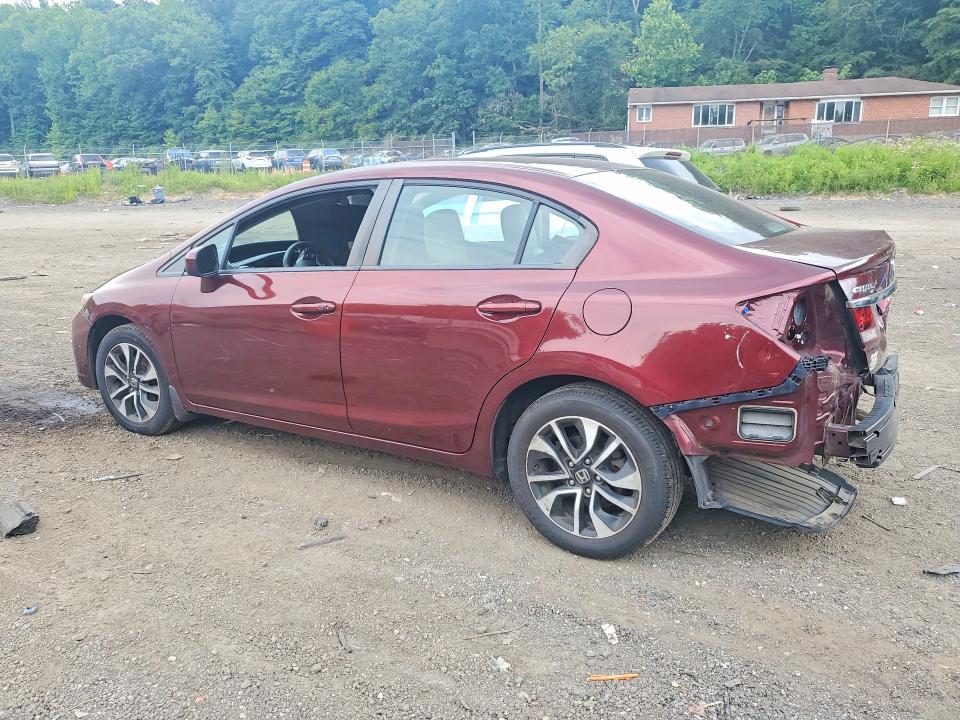 2015 Honda VIN 19XFB2F83FE110215 COPART salvage auction — REAR END, Md - Cert Of Salvage > 75% Damage, sold $3,050 on 2026-07-02 (photo 2)