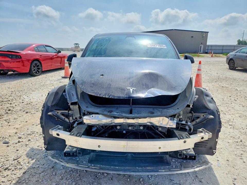 2023 Tesla VIN 7SAYGDEF0PF702448 COPART salvage auction — FRONT END, Tx - Salvage Vehicle Title, sold $100 on 2026-07-30 (photo 5)