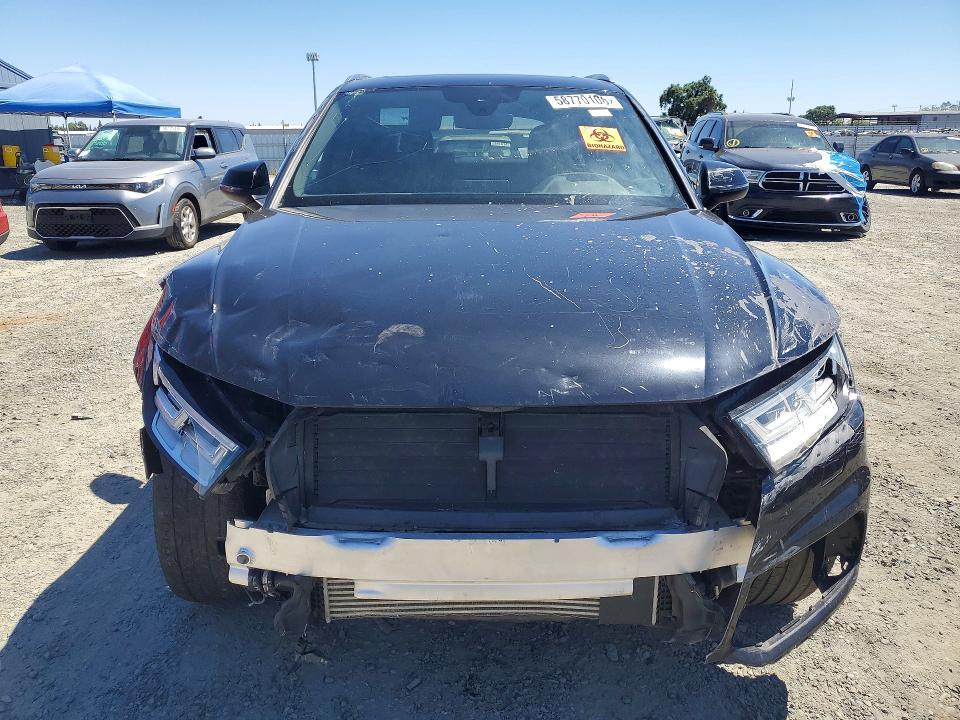2018 Audi VIN WA1BNAFY8J2206793 COPART salvage auction — FRONT END, Ca - Dis/Dlr/Exp Only Clean Title (P), sold $3,250 on 2026-07-28 (photo 5)