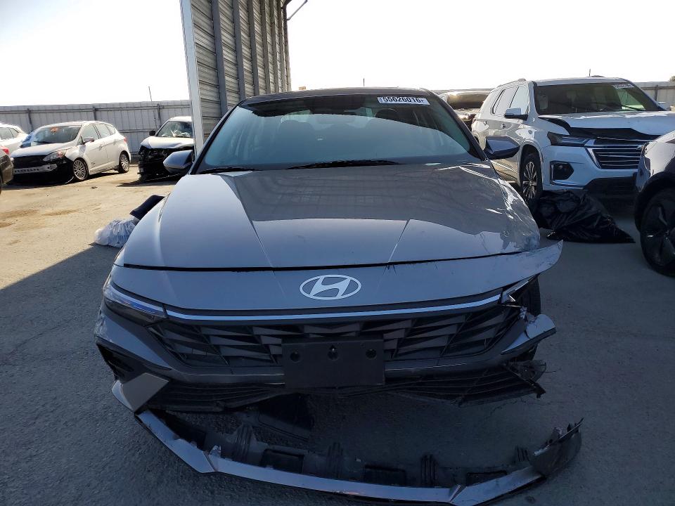2025 Hyundai Elantra VIN KMHLS4DG8SU963919 COPART salvage auction — FRONT END, Ca - Salvage Certificate, sold $4,250 on 2026-07-02 (photo 5)