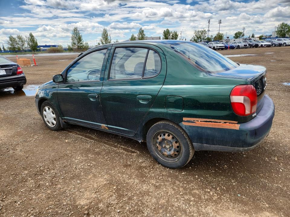 2000 Toyota Echo VIN JTDBT1239Y0067849 COPART salvage auction — FRONT END, Ab - Bos - Salvage, sold $175 on 2026-07-07 (photo 2)