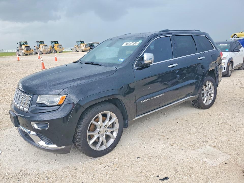 2014 Jeep Grand cherokee VIN 1C4RJFJT2EC371487 COPART salvage auction — REAR END, Tx - Salvage Vehicle Title, sold $2,100 on 2026-07-09 (photo 1)