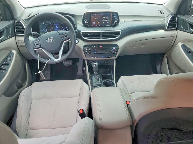 2021 Hyundai Tucson VIN KM8J33A42MU310126 COPART salvage auction — WATER/FLOOD, Fl - Cert Of Title-Slvg Rebld Flood, sold $4,450 on 2026-07-31 (photo 8)