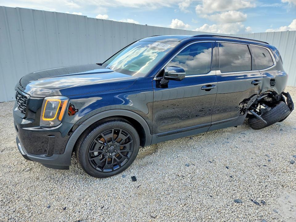 2021 Kia Telluride VIN 5XYP5DHC2MG109324 COPART salvage auction — SIDE, FL - CERTIFICATE OF TITLE, sold $5,900 on 2026-07-07 (photo 1)