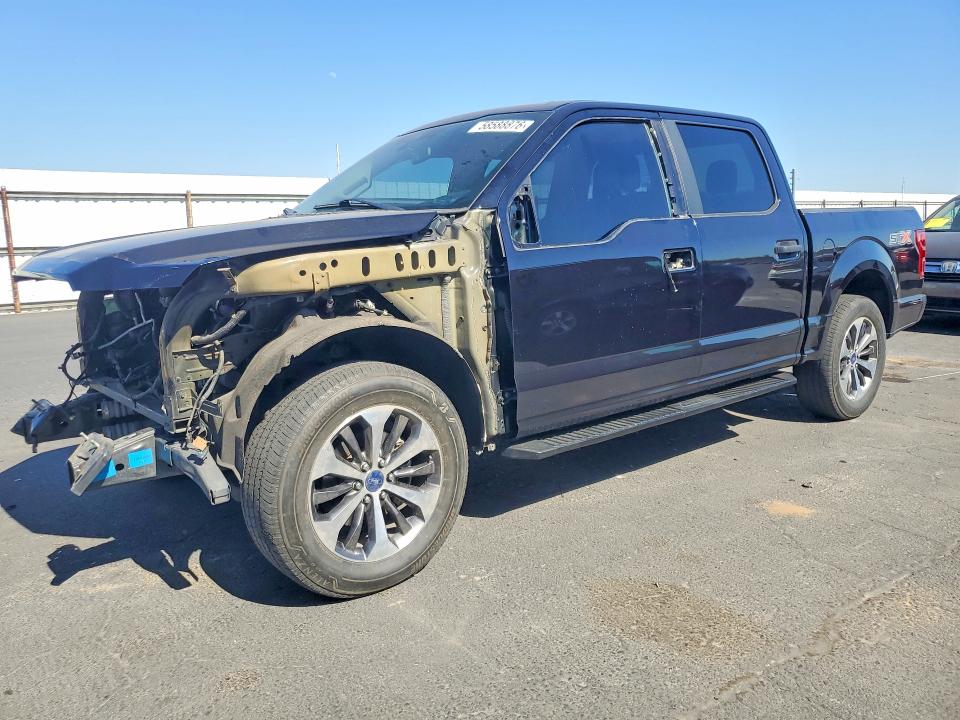 2019 Ford F-150 VIN 1FTEW1CP9KKC78132 COPART salvage auction — FRONT END, Ca - Salvage Certificate, sold $5,200 on 2026-07-02 (photo 1)