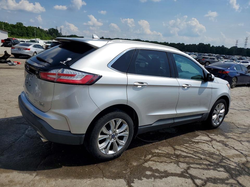 2019 Ford Edge VIN 2FMPK3K92KBB42465 COPART salvage auction — NORMAL WEAR, Mt - Certificate Of Title, sold $6,400 on 2026-09-03 (photo 3)