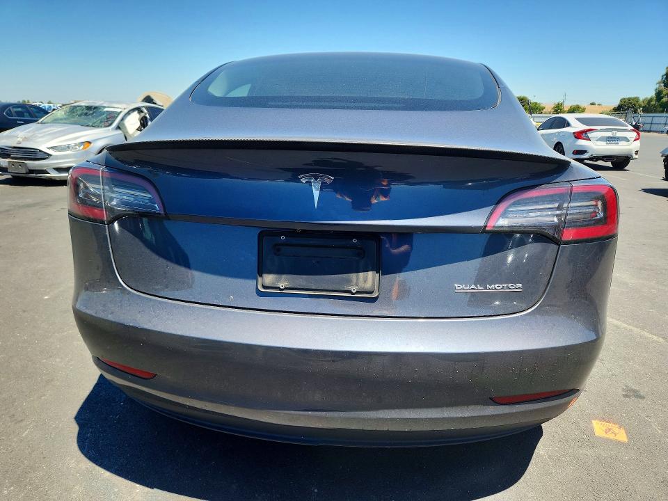 2023 Tesla VIN 5YJ3E1EC0PF398474 COPART salvage auction — SIDE, Ca - Salvage Certificate, sold $12,600 on 2026-07-08 (photo 6)