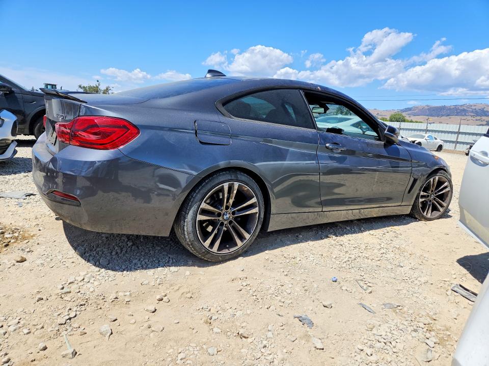 2018 BMW 4er VIN WBA4W3C56JAE99701 COPART salvage auction — FRONT END, Ca - Salvage Certificate, sold $1,500 on 2026-07-21 (photo 3)