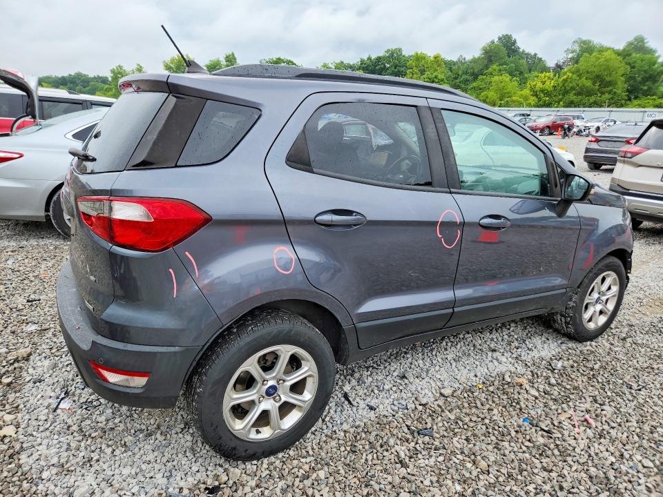 2019 Ford Ecosport VIN MAJ3S2GE7KC278096 COPART salvage auction — FRONT END, Ky - Cert Of Title-Salvage, sold $1,750 on 2026-07-17 (photo 3)