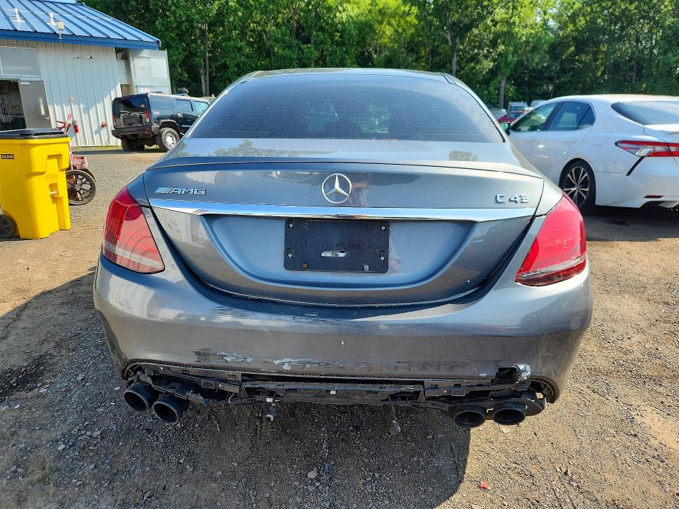 2020 Mercedes-benz C class VIN 55SWF6EB2LU330300 COPART salvage auction — FRONT END, Wv - Certificate Of Title, sold $3,750 on 2026-07-30 (photo 6)