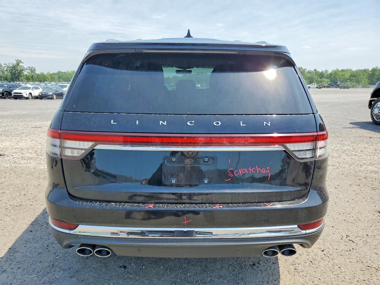 2023 Lincoln Aviator VIN 5LM5J6XC1PGL27149 COPART salvage auction — Front End, VA - CERT OF TITLE - SALVAGE, sold $7,800 on 2026-08-19 (photo 6)