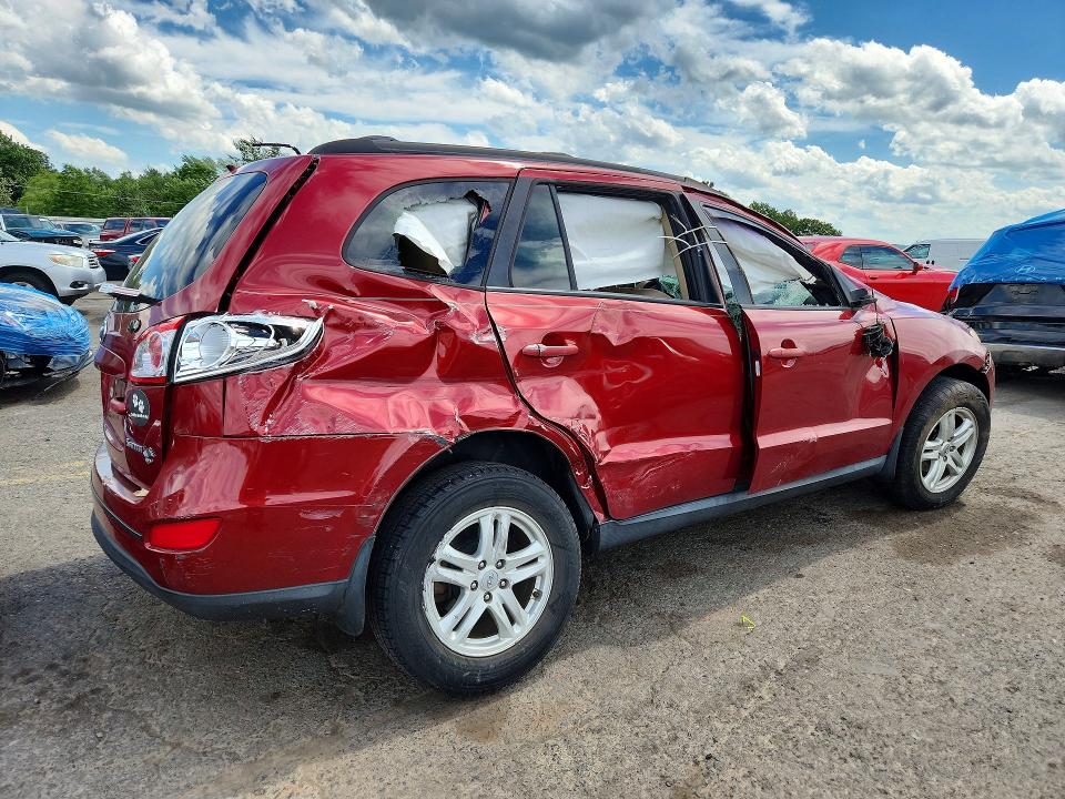 2011 Hyundai Santa fe VIN 5XYZG3ABXBG010794 COPART salvage auction — ROLLOVER, Pa - Cert Of Salv-R=Reconstructed, sold $500 on 2026-07-17 (photo 3)