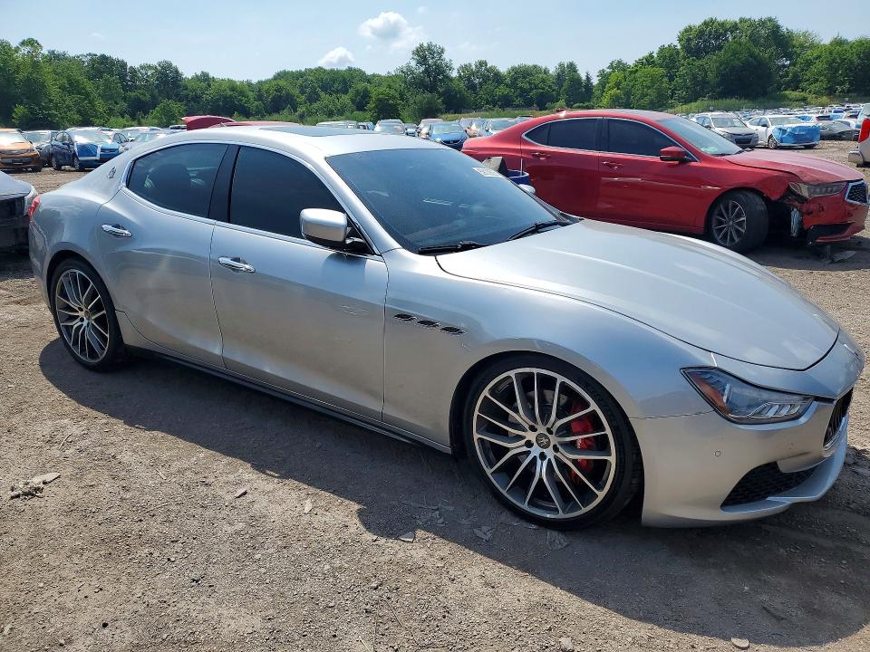 2015 Maserati Ghibli VIN ZAM57RTA9F1137270 COPART salvage auction — MINOR DENT/SCRATCHES, Pa - Certificate Of Salvage, sold $5,800 on 2026-07-15 (photo 4)