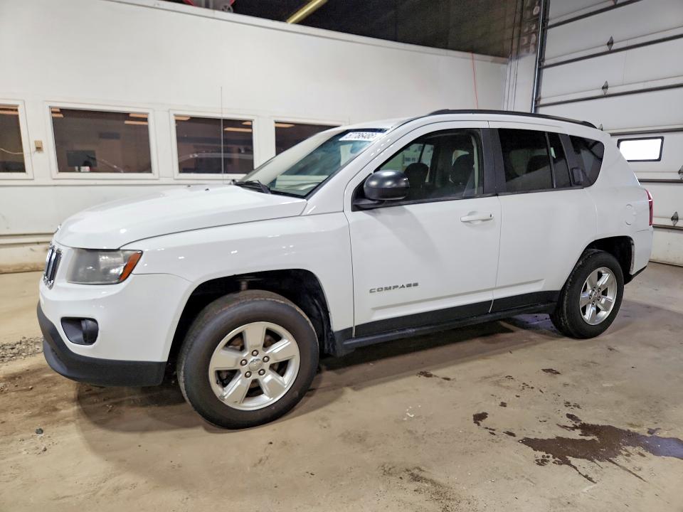 2014 Jeep Compass VIN 1C4NJCBA1ED587058 COPART salvage auction — MINOR DENT/SCRATCHES, Nv - Certificate Of Title, sold $1,050 on 2026-07-21 (photo 1)
