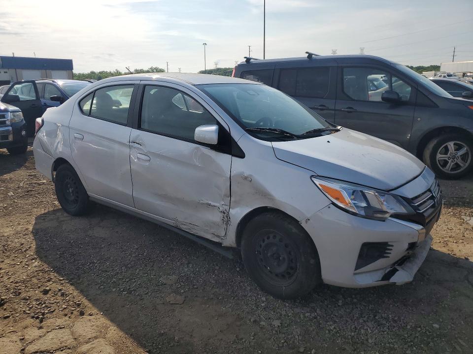 2023 Mitsubishi Mirage VIN ML32FUFJ7PHF01239 COPART salvage auction — FRONT END, MI - CERTIFICATE OF TITLE, sold $2,100 on 2026-07-10 (photo 4)