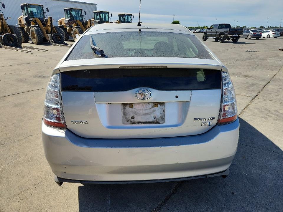 2008 Toyota Prius VIN JTDKB20U083315408 COPART salvage auction — FRONT END, Ca - Dis/Dlr/Exp App For Dup Clean, sold $650 on 2026-07-27 (photo 6)