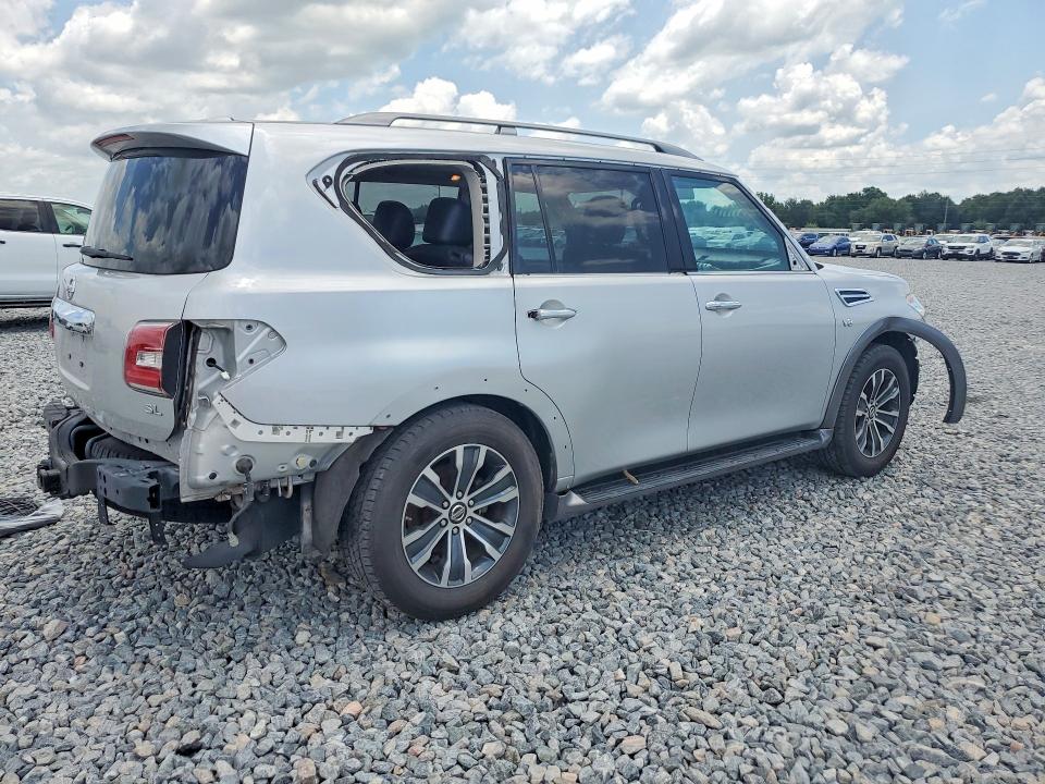 2020 Nissan Armada VIN JN8AY2ND4LX016688 COPART salvage auction — ALL OVER, Fl - Certificate Of Destruction, sold $7,400 on 2026-07-14 (photo 3)