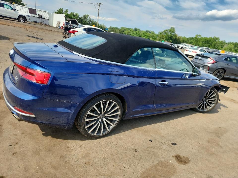 2018 Audi VIN WAUYNGF50JN001232 COPART salvage auction — FRONT END, Ct - Cert Of Title-Salvage, sold $2,150 on 2026-07-24 (photo 3)
