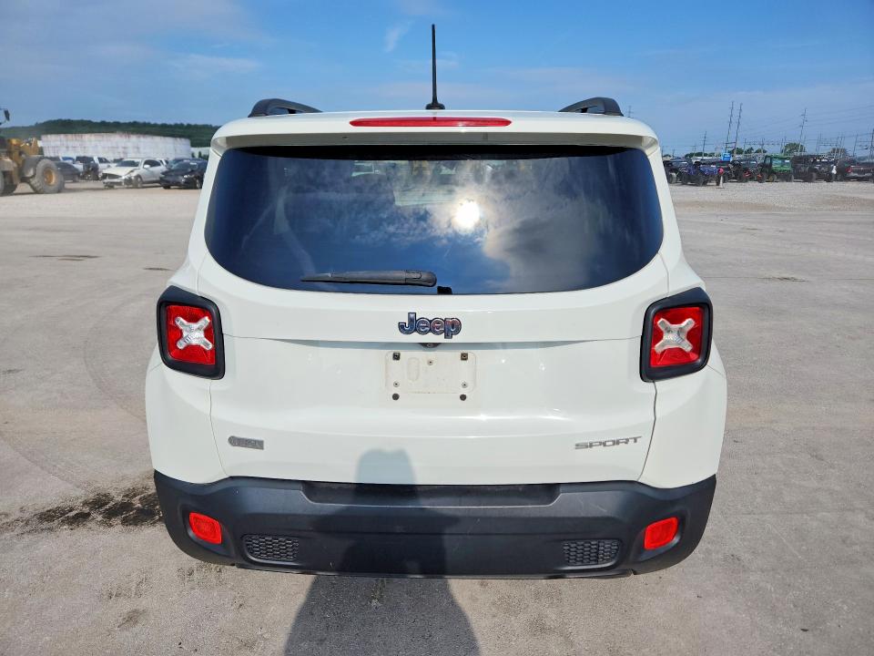 2016 Jeep Renegade VIN ZACCJAAT6GPD70401 COPART salvage auction — FRONT END, Ok - Cert Of Title-Salvage, sold $275 on 2026-07-08 (photo 6)