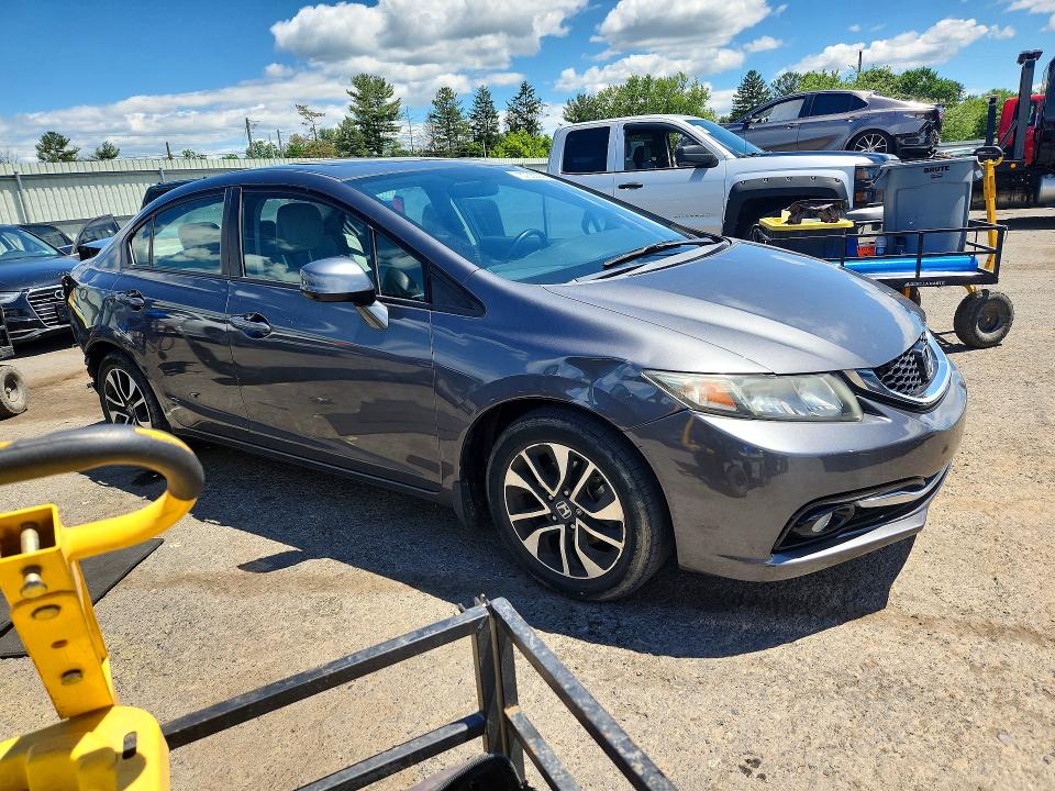 2013 Honda Civic VIN 2HGFB2F9XDH550153 COPART salvage auction — REAR END, Pa - Certificate Of Salvage, sold $4,200 on 2026-07-02 (photo 4)
