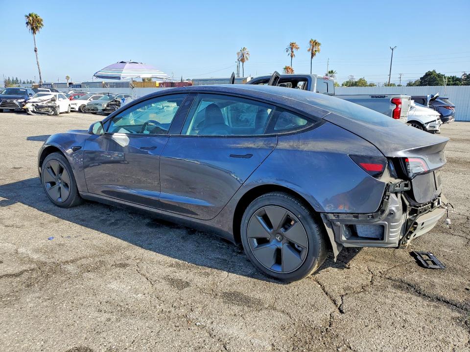 2023 Tesla VIN 5YJ3E1EA0PF581632 COPART salvage auction — REAR END, Ca - Salvage Certificate, sold $5,500 on 2026-07-28 (photo 2)