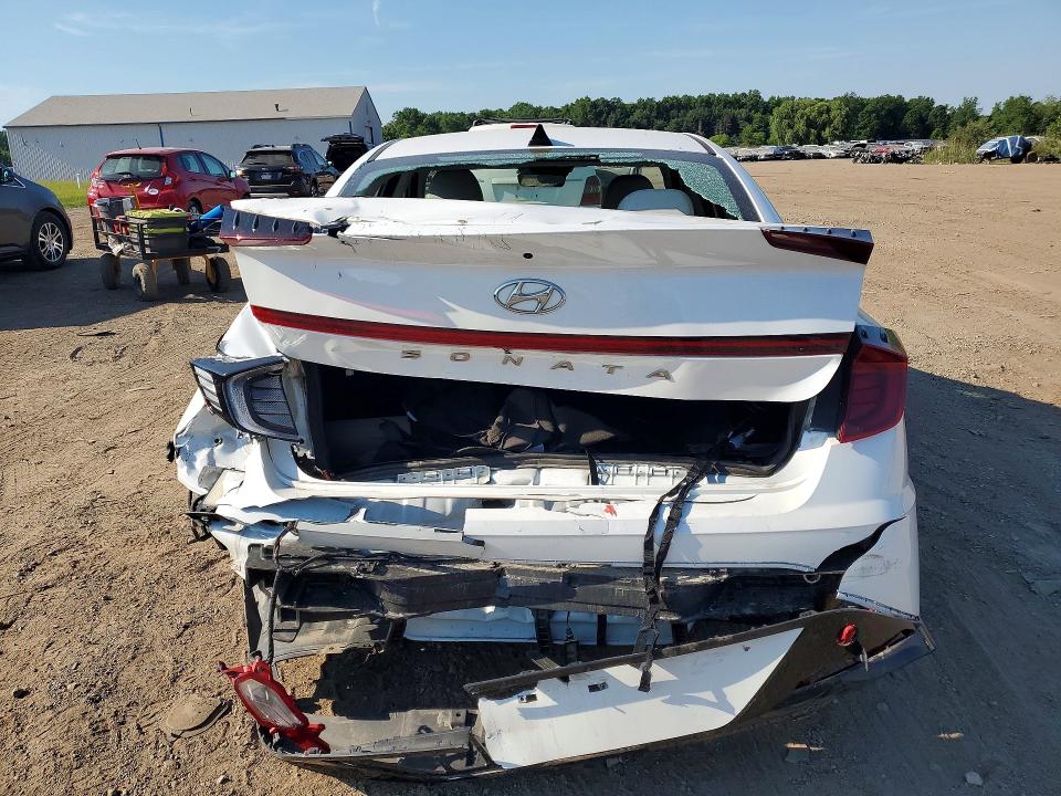 2022 Hyundai Sonata VIN KMHL64JA3NA174975 COPART salvage auction — REAR END, Oh - Cert Of Title-Salvage, sold $4,050 on 2026-07-16 (photo 6)