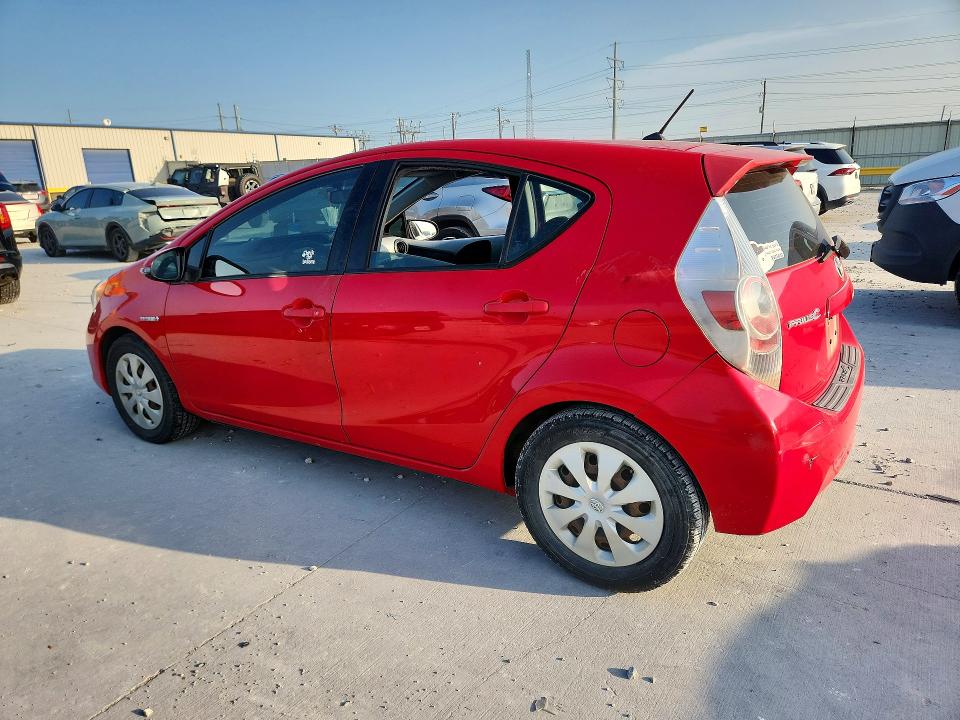 2012 Toyota Prius VIN JTDKDTB31C1503220 COPART salvage auction — MECHANICAL, Tx - Certificate Of Title, sold $700 on 2026-07-10 (photo 2)