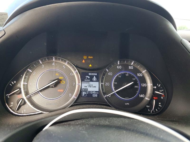 2016 Infiniti VIN JN8AZ2NE5G9121076 COPART salvage auction — MECHANICAL, Va - Certificate Of Title, sold $4,500 on 2026-07-28 (photo 9)