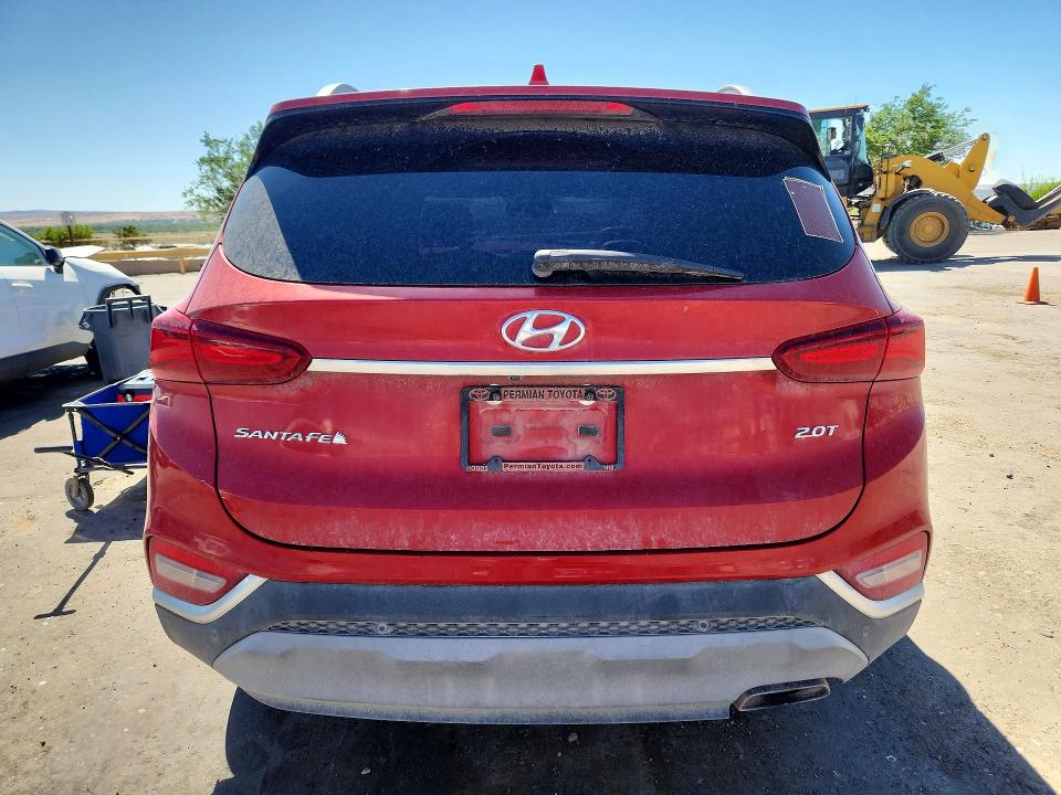 2019 Hyundai Santa fe VIN 5NMS53AA2KH048752 COPART salvage auction — FRONT END, Nm - Certificate Of Title, sold $2,050 on 2026-07-09 (photo 6)