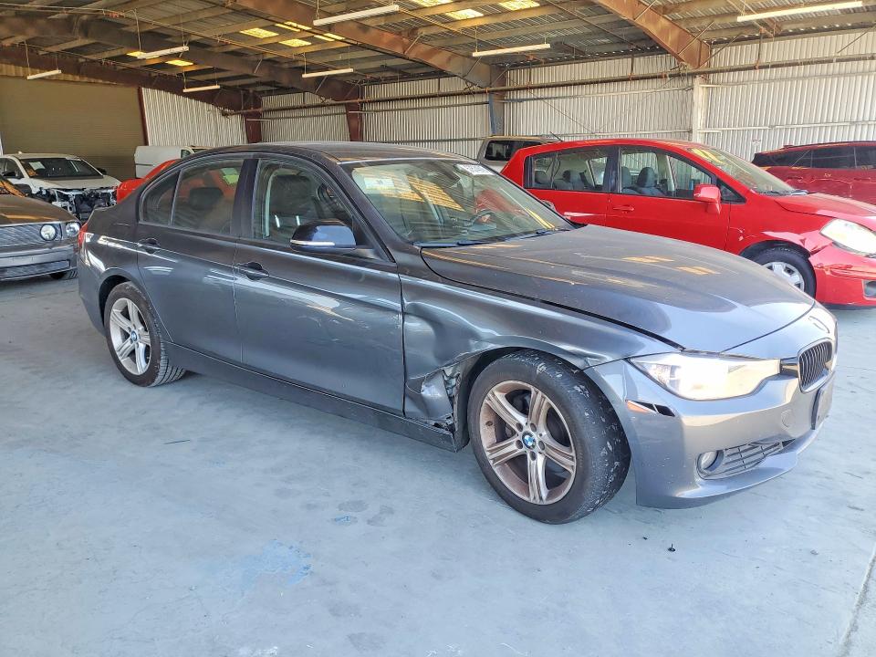 2014 BMW 3 series VIN WBA3B1G57ENS79128 COPART salvage auction — FRONT END, Ca - Salvage Certificate, sold $1,000 on 2026-07-09 (photo 4)