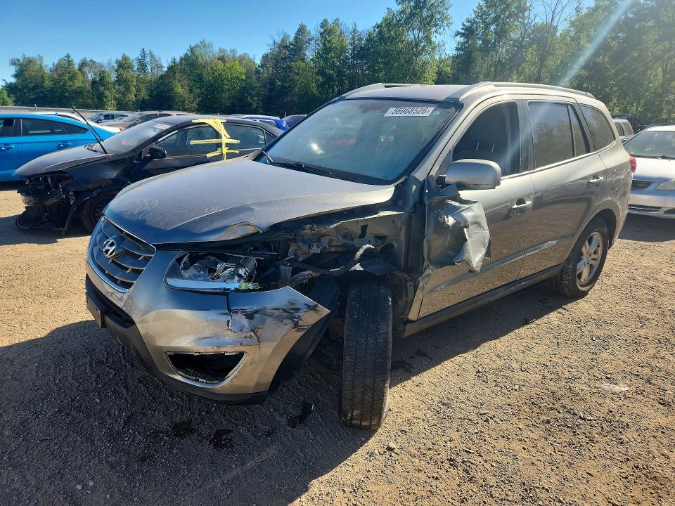 2011 Hyundai Santa fe VIN 5XYZG3AB7BG080379 COPART salvage auction — FRONT END, ON - PERMIT SALVAGE, sold $1,000 on 2026-07-16 (photo 1)