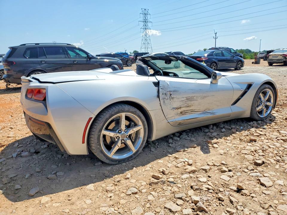 2014 Chevrolet Corvette VIN 1G1YD3D73E5133791 COPART salvage auction — SIDE, Nc - Salvage Certificate Of Title, sold $8,700 on 2026-07-27 (photo 3)