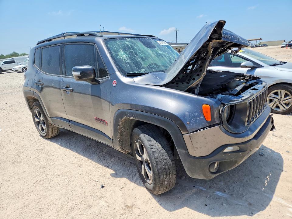 2019 Jeep Renegade VIN ZACNJBC11KPJ90615 COPART salvage auction — FRONT END, Tx - Salvage Vehicle Title, sold $2,700 on 2026-08-20 (photo 4)