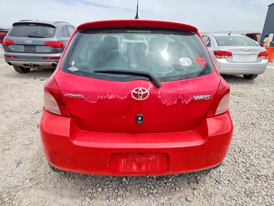 2007 Toyota Yaris VIN JTDJT903X75037595 COPART salvage auction — MINOR DENT/SCRATCHES, Ut - Certificate Of Title, sold $850 on 2026-07-10 (photo 6)
