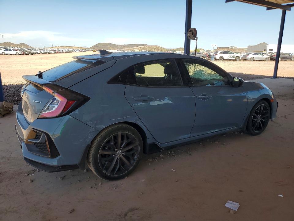 2021 Honda VIN SHHFK7H46MU225937 COPART salvage auction — FRONT END, Az - Cert Of Title - Salvage, sold $6,100 on 2026-07-09 (photo 3)
