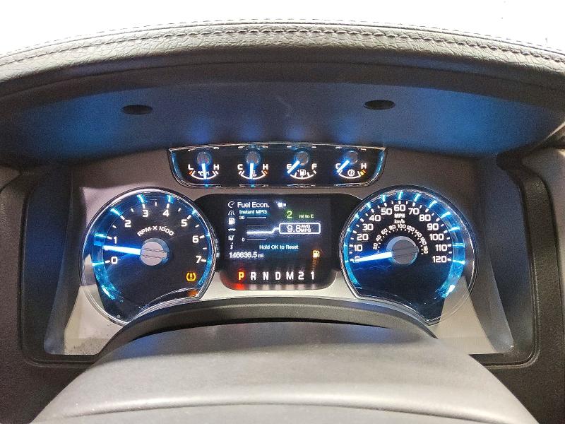 2013 Ford F-150 lightning VIN 1FTFW1ET2DFD01048 COPART salvage auction — MINOR DENT/SCRATCHES, FL - CERTIFICATE OF TITLE, sold $8,200 on 2026-07-09 (photo 9)