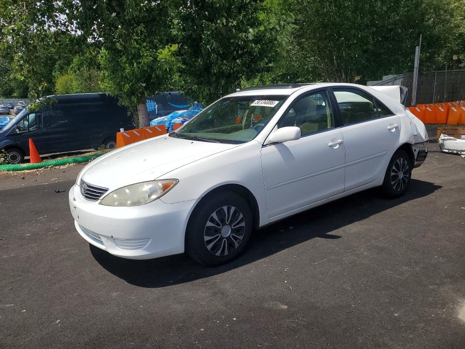 2005 Toyota Camry VIN JTDBE30K053021207 COPART salvage auction — REAR END, Wa - Bill Of Sale, sold $675 on 2026-07-06 (photo 1)