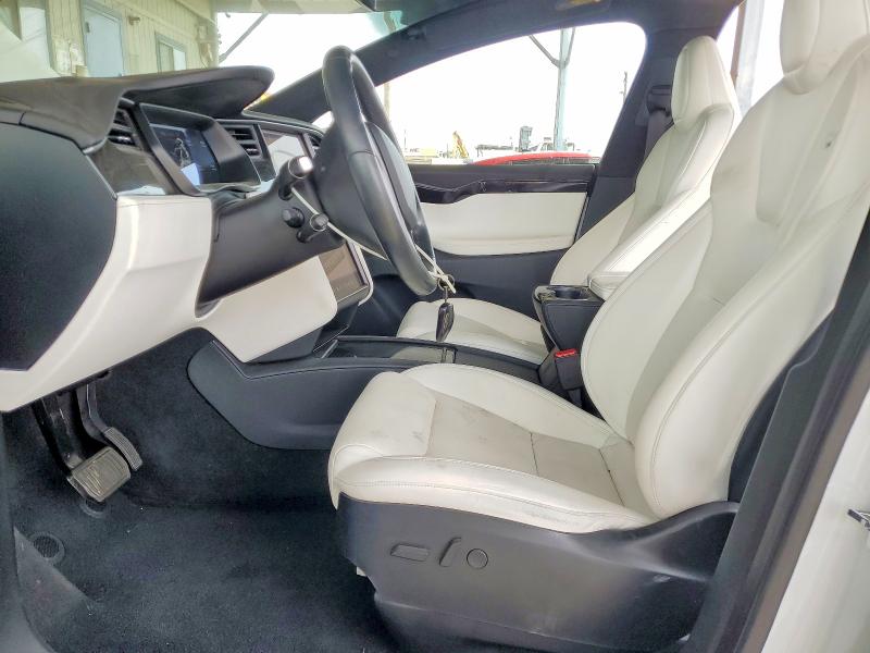 2020 Tesla Model x VIN 5YJXCAE28LF236553 COPART salvage auction — REAR END, Ca - Salvage Certificate, sold $8,200 on 2026-07-16 (photo 7)