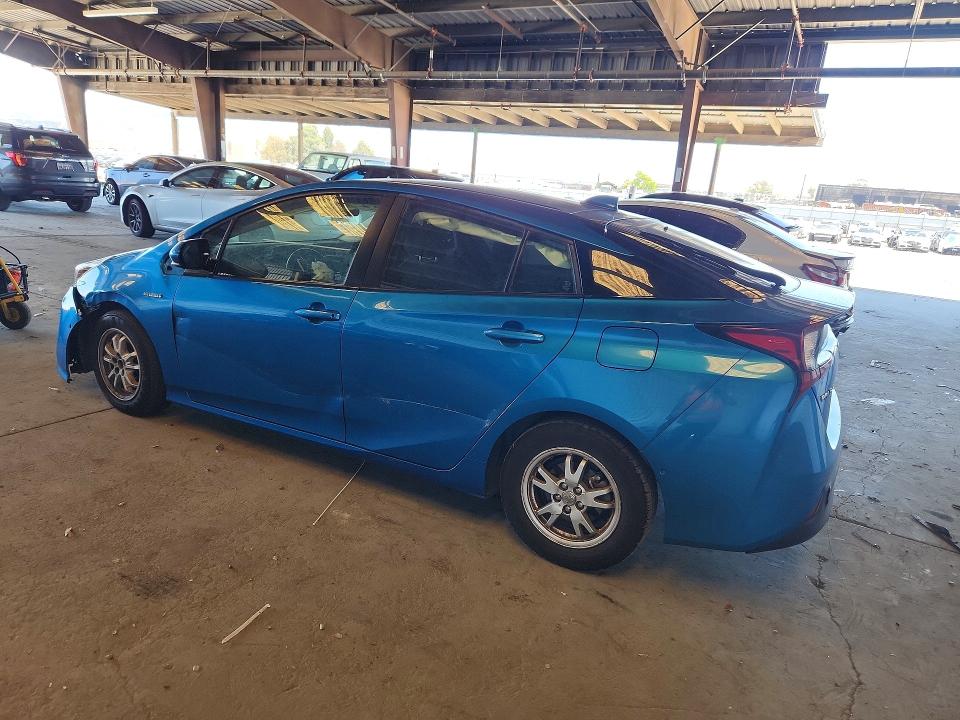 2021 Toyota Prius VIN JTDKAMFU8M3148053 COPART salvage auction — FRONT END, Ca - Salvage Certificate, sold $3,100 on 2026-07-02 (photo 2)