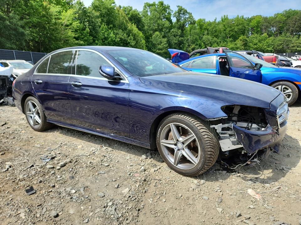 2017 Mercedes-benz E-klasse VIN WDDZF4KB8HA029091 COPART salvage auction — FRONT END, Md - Cert Of Salvage > 75% Damage, sold $5,200 on 2026-08-07 (photo 4)