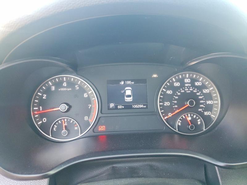 2020 Kia Optima VIN 5XXGT4L36LG409299 COPART salvage auction — REAR END, Ca - Salvage Certificate, sold $1,550 on 2026-07-27 (photo 9)