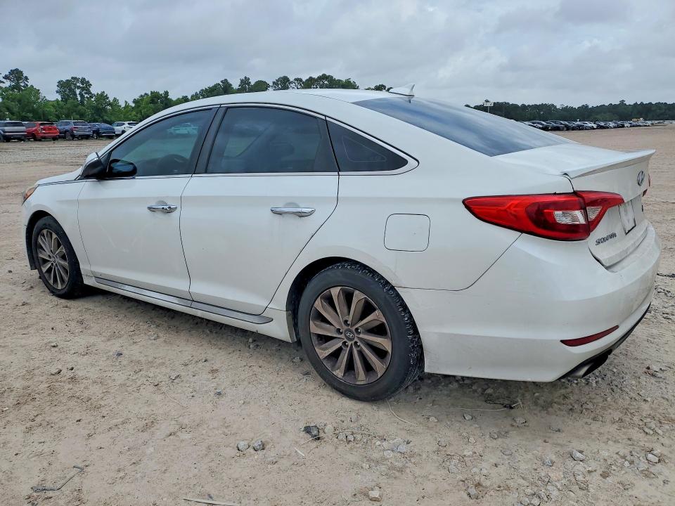 2016 Hyundai Sonata VIN 5NPE34AF1GH268737 COPART salvage auction — NORMAL WEAR, Tx - Cert Of Title-Rebuilt Salvage, sold $1,200 on 2026-07-02 (photo 2)