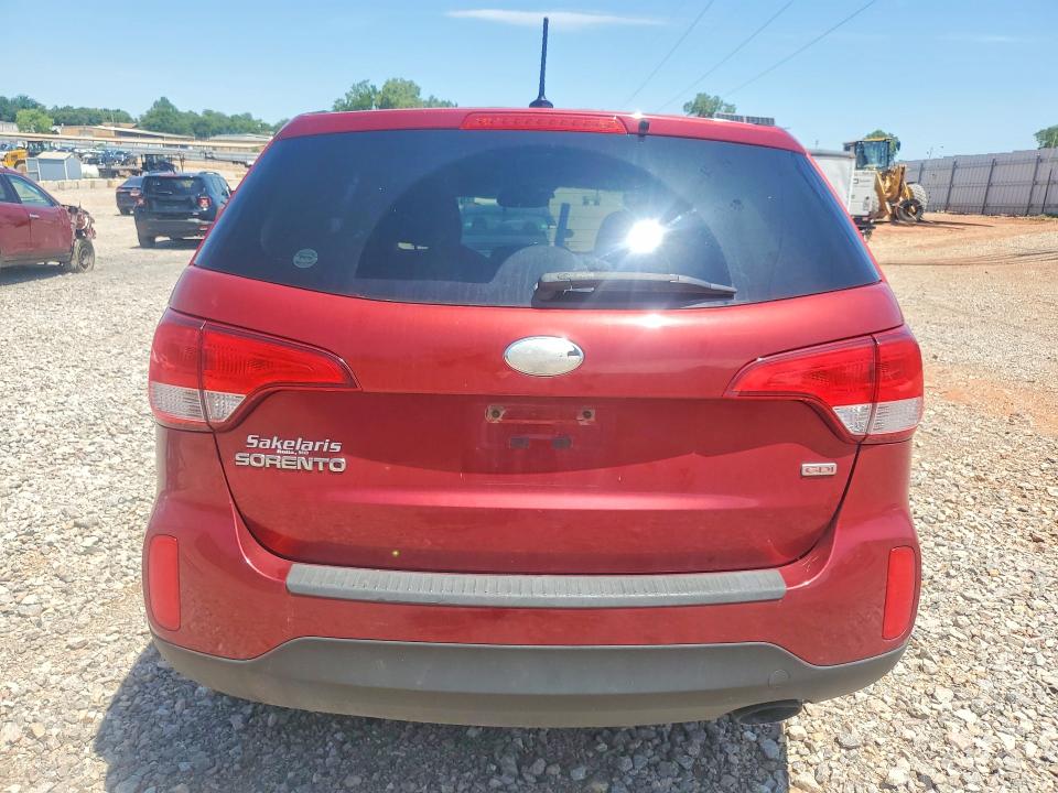 2014 Kia Sorento VIN 5XYKT3A65EG429382 COPART salvage auction — FRONT END, OK - CERT OF TITLE-SALVAGE, sold $775 on 2026-07-28 (photo 6)