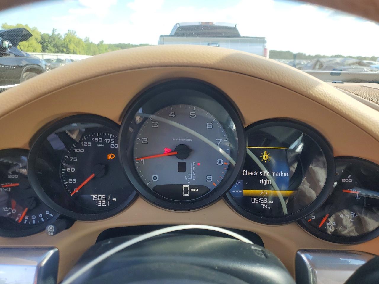 2013 Porsche 911 VIN WP0AB2A95DS122189 COPART salvage auction — Front End, MI - CERTIFICATE OF TITLE, sold $32,250 on 2026-07-02 (photo 9)