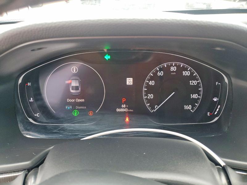 2019 Honda Accord VIN 1HGCV1F30KA147990 COPART salvage auction — HAIL, Il - Salvage Certificate, sold $9,900 on 2026-07-29 (photo 9)