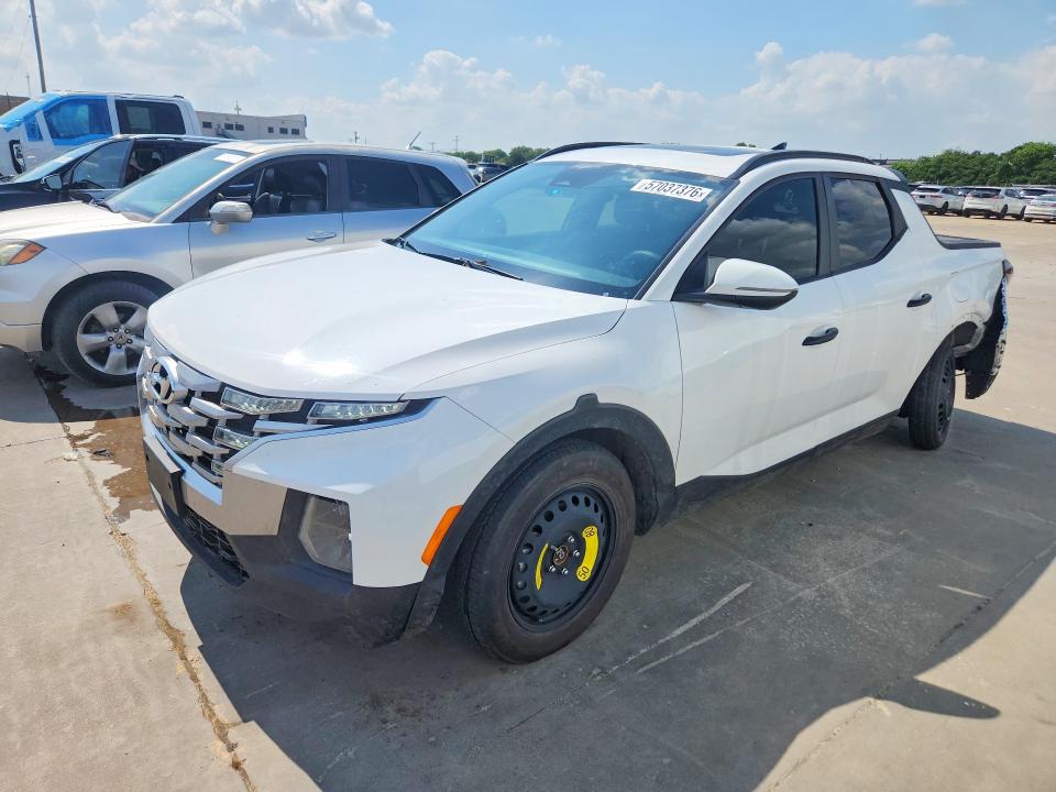 2024 Hyundai Santa cruz VIN 5NTJC4AE5RH086050 COPART salvage auction — REAR END, Tx - Salvage Vehicle Title, sold $500 on 2026-07-23 (photo 1)