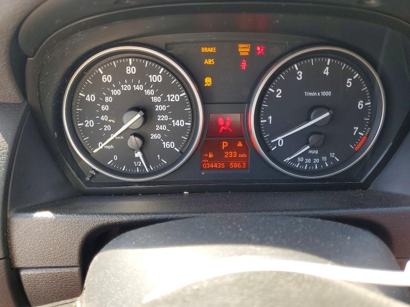 2015 BMW X1 VIN WBAVM1C53FV498162 COPART salvage auction — FRONT END, Ca - Salvage Certificate, sold $850 on 2026-07-29 (photo 9)